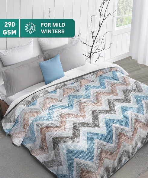 Home Essential Imperial 1 Ply Double Blanket, Mizuki| 290GSM