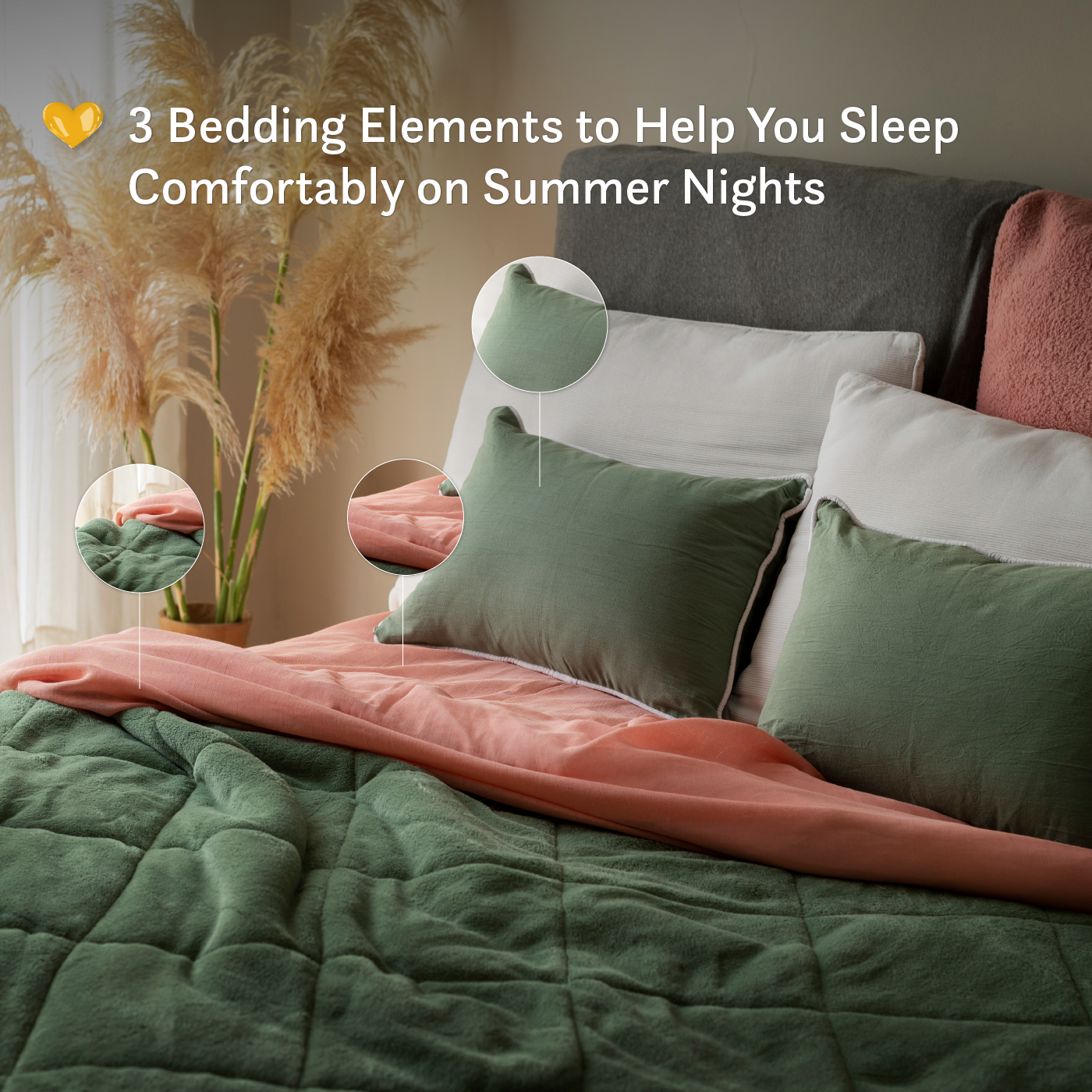 3 Bedding Elements to Help You Sleep Comfortably on Summer Nights