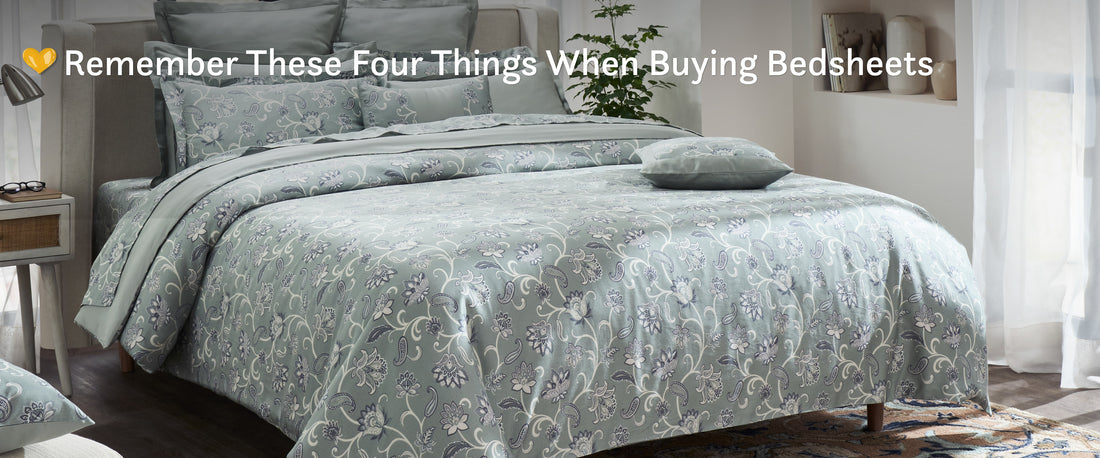 Remember These Four Things When Buying Bedsheets