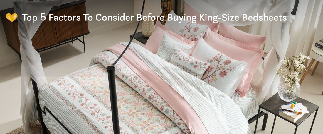 Difference Between King Size bedsheet vs Queen size bedsheet