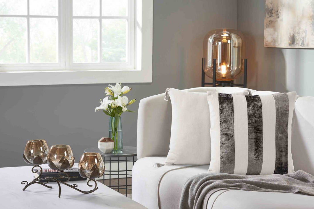Decorating your sofa with a selection of lovely cushions
