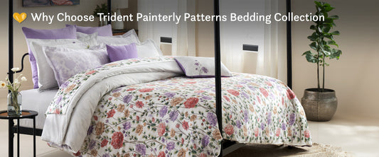 Trident Painterly Patterns Bedding Collection