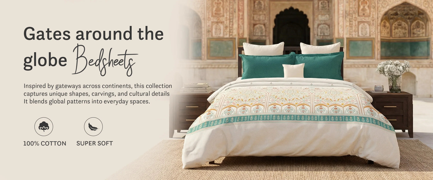 GATES AROUND THE GLOBE BEDSHEETS