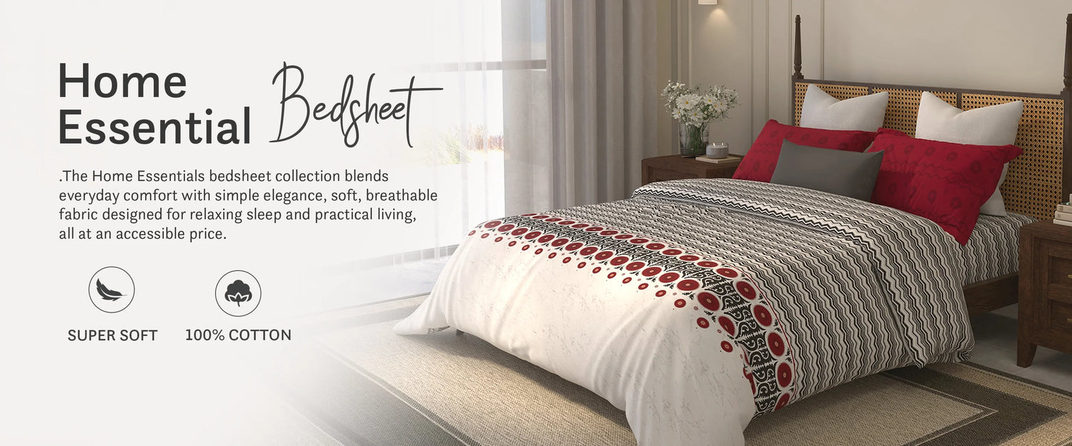 HOME ESSENTIAL BEDSHEET