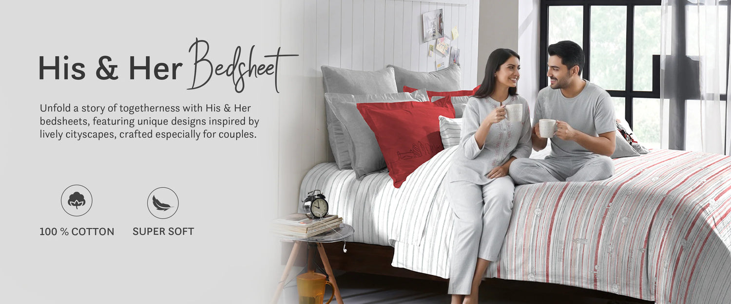 HIS & HER BEDSHEET
