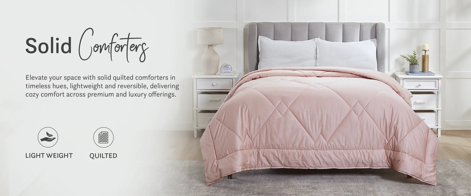 SOLID COMFORTERS