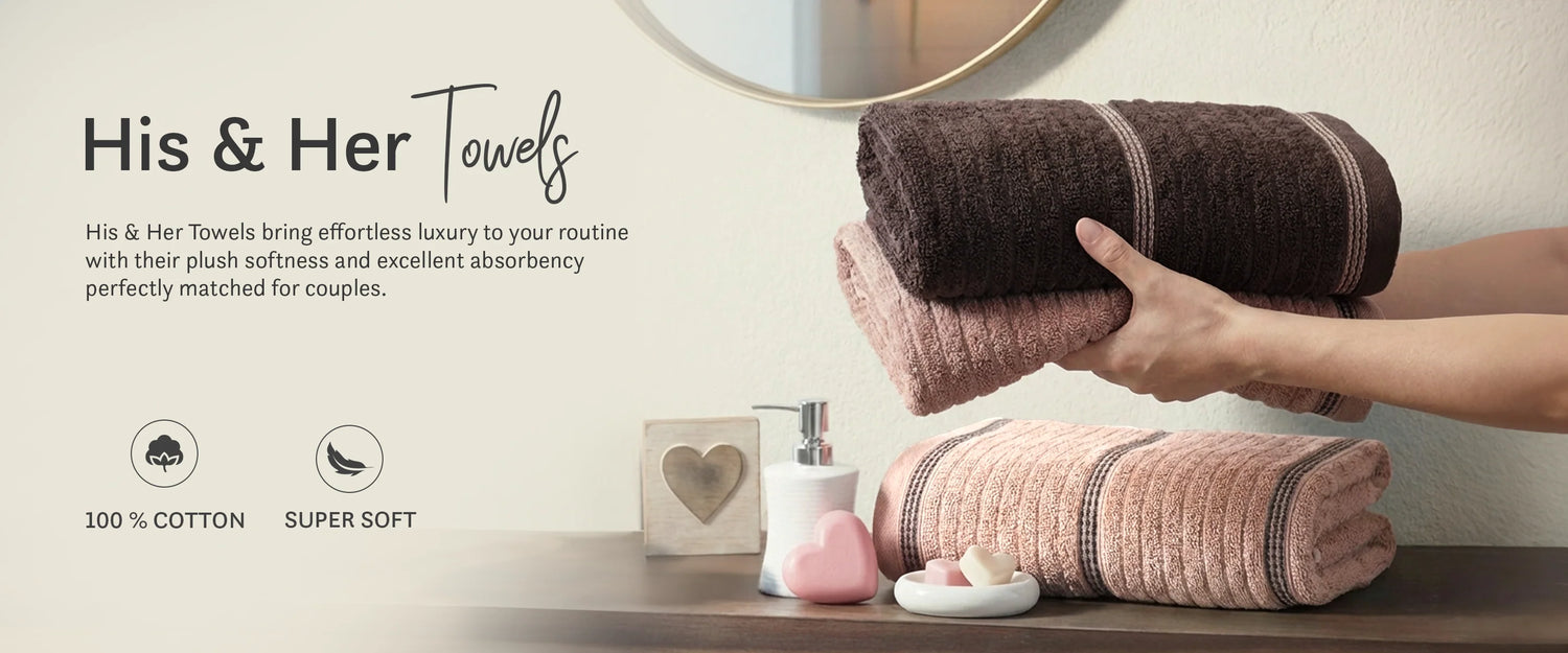 HIS & HER TOWELS