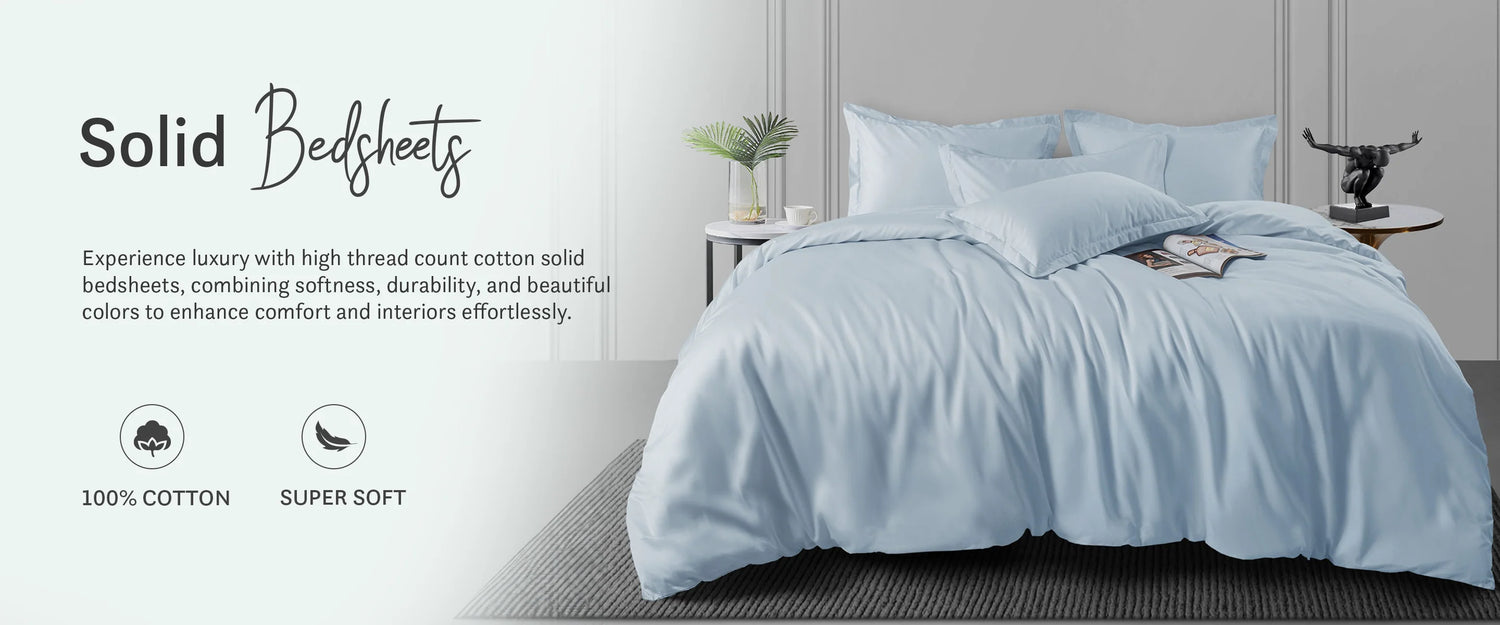 SOLID BEDSHEETS