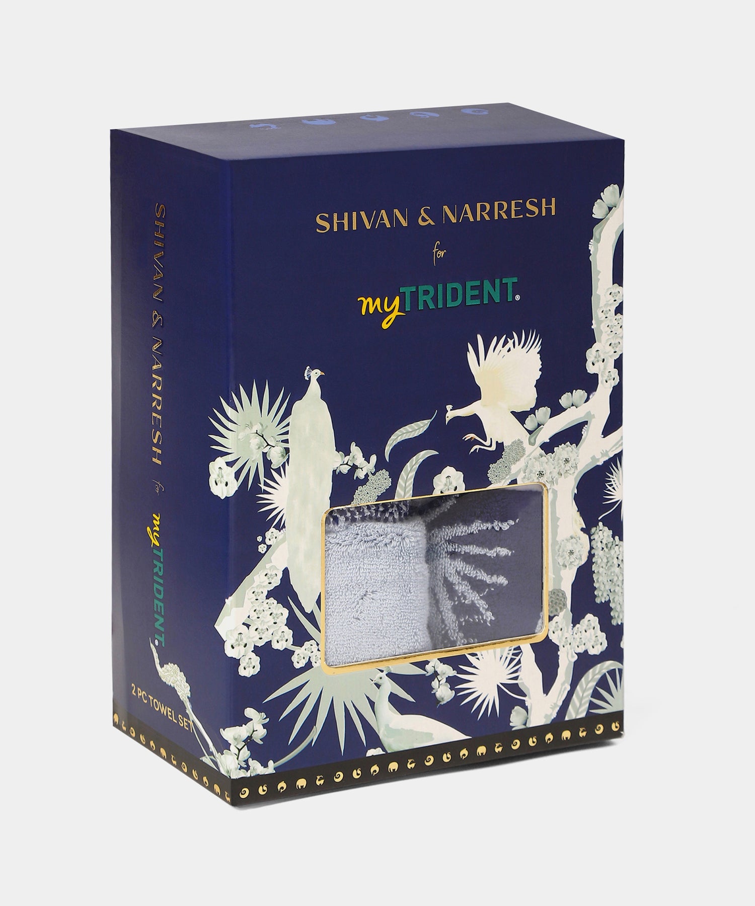 Shivan & Narresh for myTrident 2Pc Bath Towel, Super Soft, Extra Bounce, IZU JUNO