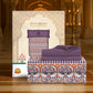Home Essential Royal Bloom Queen Bedsheet Set, Rosario Purple| 144TC Cotton| 2 Pillow Covers