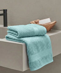 Soft Comfort 1Pc Bath Towel, Nile Blue|509 GSM Cotton|Air Rich Technology