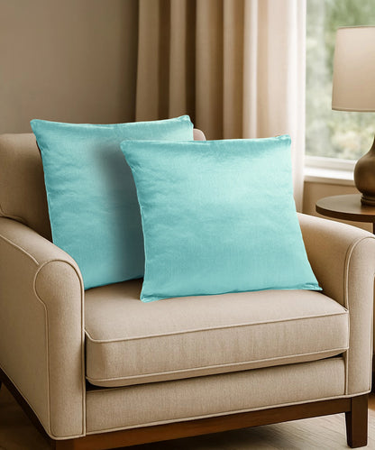 Everyday Solid Single Cushion, 250 GSM, 40 cm x 40 cm, Manor Green