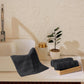 Quick Dry 3 Pc Wash Towel, Black|400 GSM Cotton