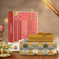 Celebration Queen Bedsheet Set, Mehfil Mustard | 144 TC Cotton| 2 Pillow Covers