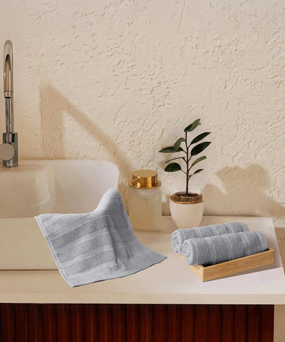 Quick Dry 3 Pc Wash Towel, Charcoal Grey|400 GSM Cotton