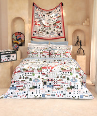 Shivan & Narresh King AC Comforter, Jaisacape|400 TC Cotton Poly
