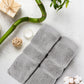 Luxe Home 2Pc Face Towel, Charcoal| 600 GSM Cotton Bamboo