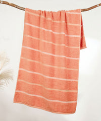 Urban Comfort Bath Towel, Brick Red| 450 GSM Cotton|Dry Fast