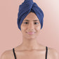 Urban Comfort Headwrap,100% Cotton, Light Weight, Durable Deep Cobalt