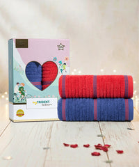 His & Her 2 PC Bath Towel Set, Tom & Jerry|500 GSM Cotton