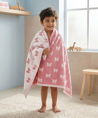 Juniors Bath Towel, Bow| 550 GSM | 100% Premium Cotton
