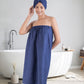 Urban Comfort (Head+Body)Wrap Set,100% Cotton, Light Weight, Durable Deep Cobalt