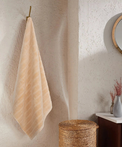 Quick Dry 1 Pc Bath Towel, Beige|400 GSM Cotton
