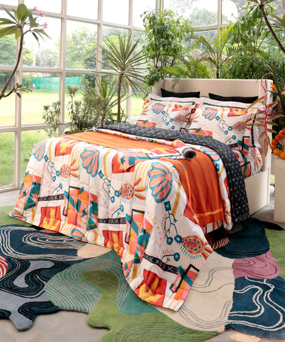 Shivan & Narresh for myTrident King Comforter, 400TC, SUROCCO