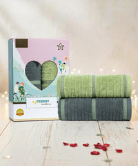 His & Her 2 PC Bath Towel Set, Ace & Joker|500 GSM Cotton