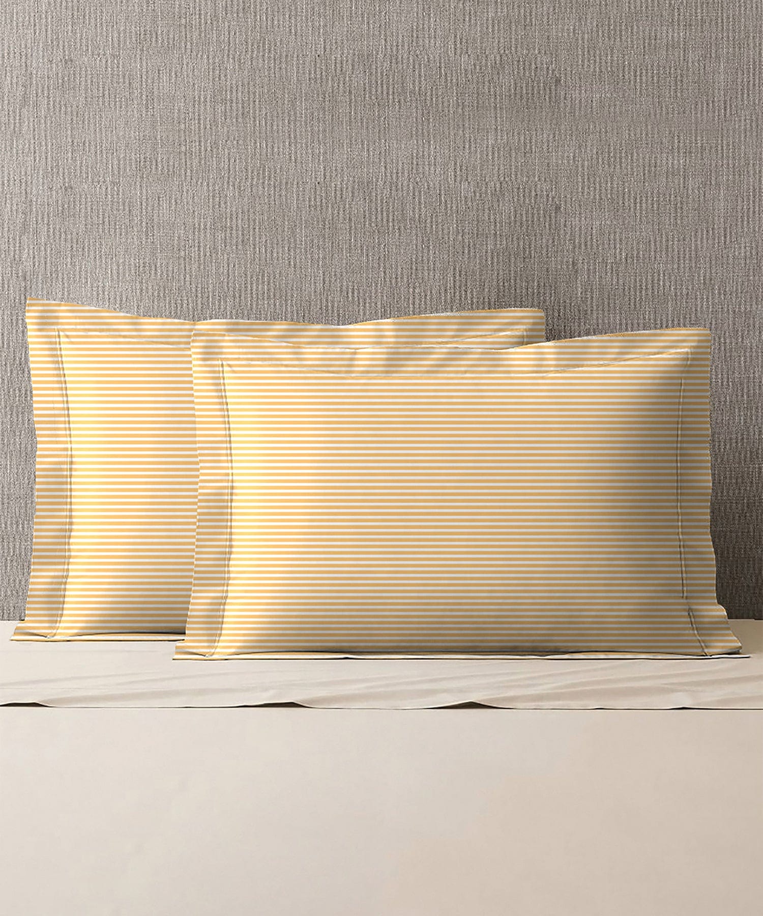 Urban Comfort Pillow Covers Set, 144 TC, 100% Cotton, Gardenia Blooms Blue