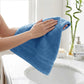 Luxe Home 1Pc Hand Towel, Sea Blue| 600 GSM Cotton Bamboo