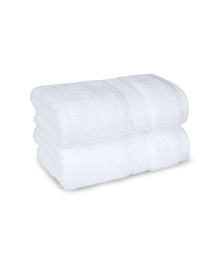Indulgence 2Pc Hand Towel, Bright White|600 GSM Cotton