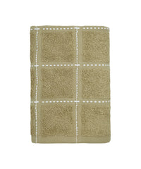 Dusk & Dawn Incense Wood 2 Hand Towel, 400 GSM, Cotton Rich, Weft Insert Solid Towel, Brown