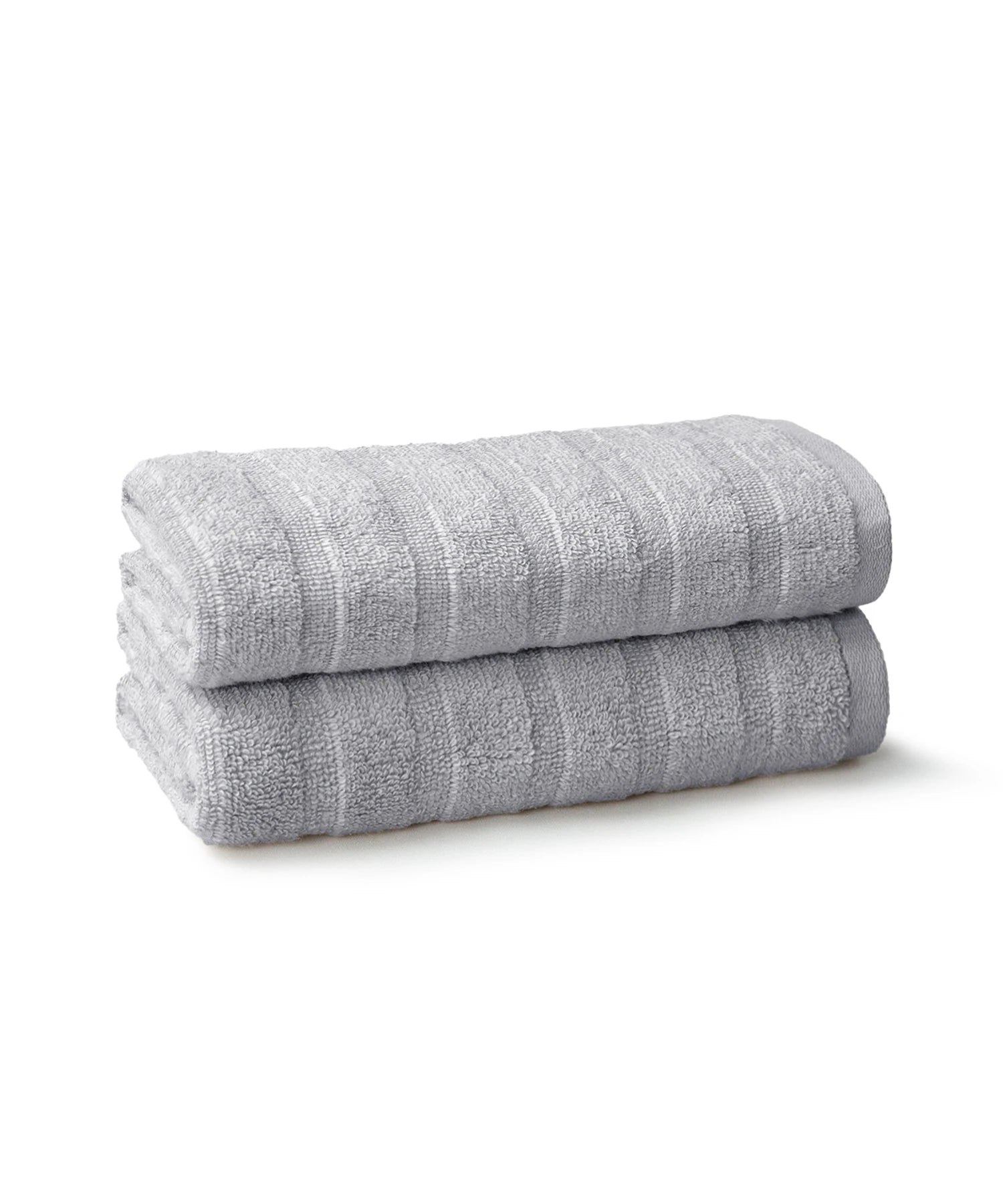Quick Dry 2 Pc Hand Towel, Charcoal Grey|400 GSM Cotton