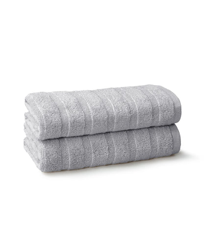 Quick Dry 2 Pc Hand Towel, Charcoal Grey|400 GSM Cotton