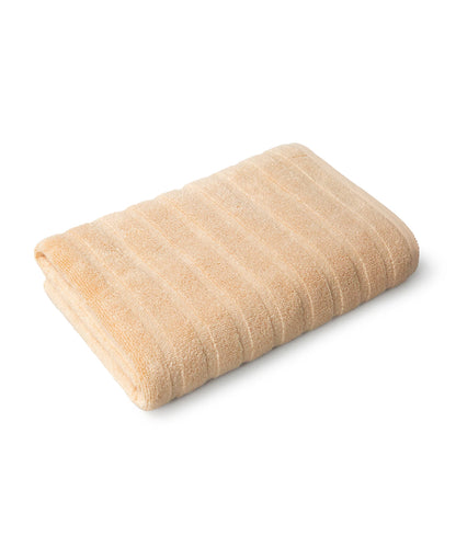 Quick Dry 1 Pc Bath Towel, Beige|400 GSM Cotton