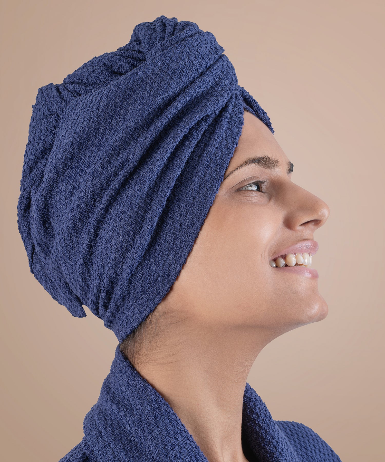 Urban Comfort Headwrap,100% Cotton, Light Weight, Durable Deep Cobalt