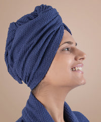 Urban Comfort Headwrap, Deep Cobalt | 240 GSM Cotton