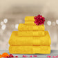 Soft Comfort, 6Pc Set,Air Rich Technology , 509 GSM,Mustard Yellow