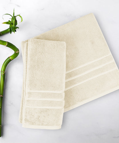 Luxe Home 1Pc Bath Towel, Lamb's Wool| 600 GSM Cotton Bamboo