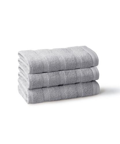 Quick Dry 3 Pc Wash Towel, Charcoal Grey|400 GSM Cotton