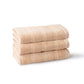 Quick Dry 3 Pc Wash Towel, Beige|400 GSM Cotton