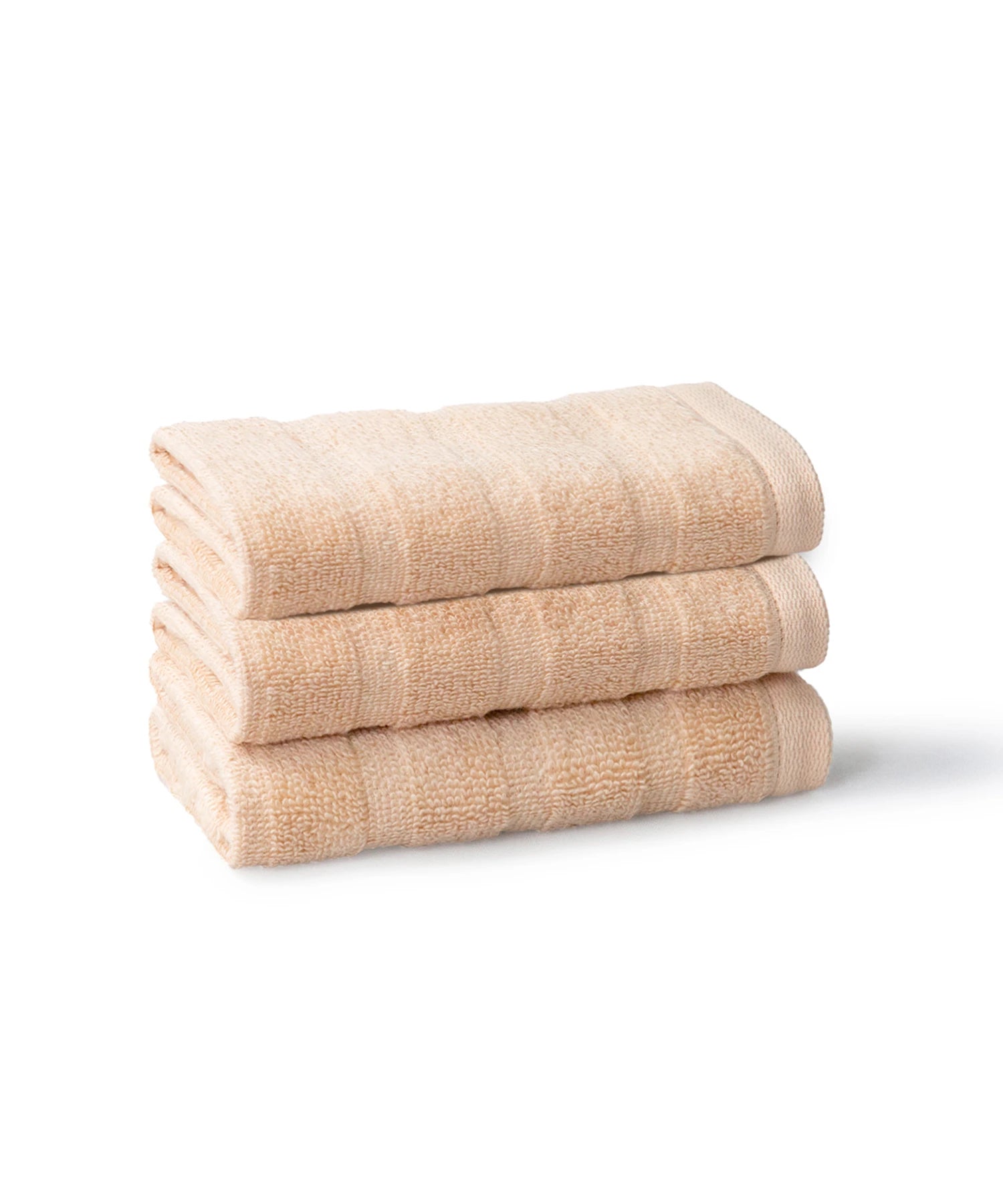Quick Dry 3 Pc Wash Towel, Beige|400 GSM Cotton
