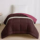 Soft Comfort Solid Single AC Blanket/Comforter, Hot Choclate|200 GSM Micro Polyester|Reversible