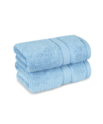 Indulgence 2Pc Hand Towel, Bora Blue|600 GSM Cotton