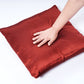 Everyday Solid Single Cushion, 250 GSM, 40 cm x 40 cm, Passion Red