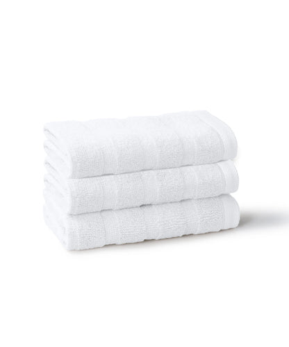 Quick Dry 3 Pc Wash Towel, White|400 GSM Cotton