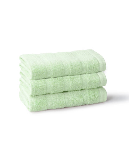 Quick Dry 3 Pc Wash Towel, Sage|400 GSM Cotton