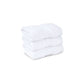 Nectarsoft 3 Pc Face Towel,625 Gsm , High End Luxury,Antimicrobial,Premium Cotton, Delica White