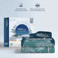 Classic Prakriti King Bedsheet Set, Vayu|210 TC Cotton|2 Pillow Covers
